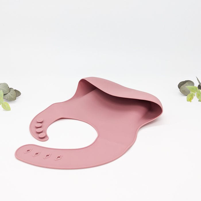 Silicone Baby Bib Waterproof - Blush