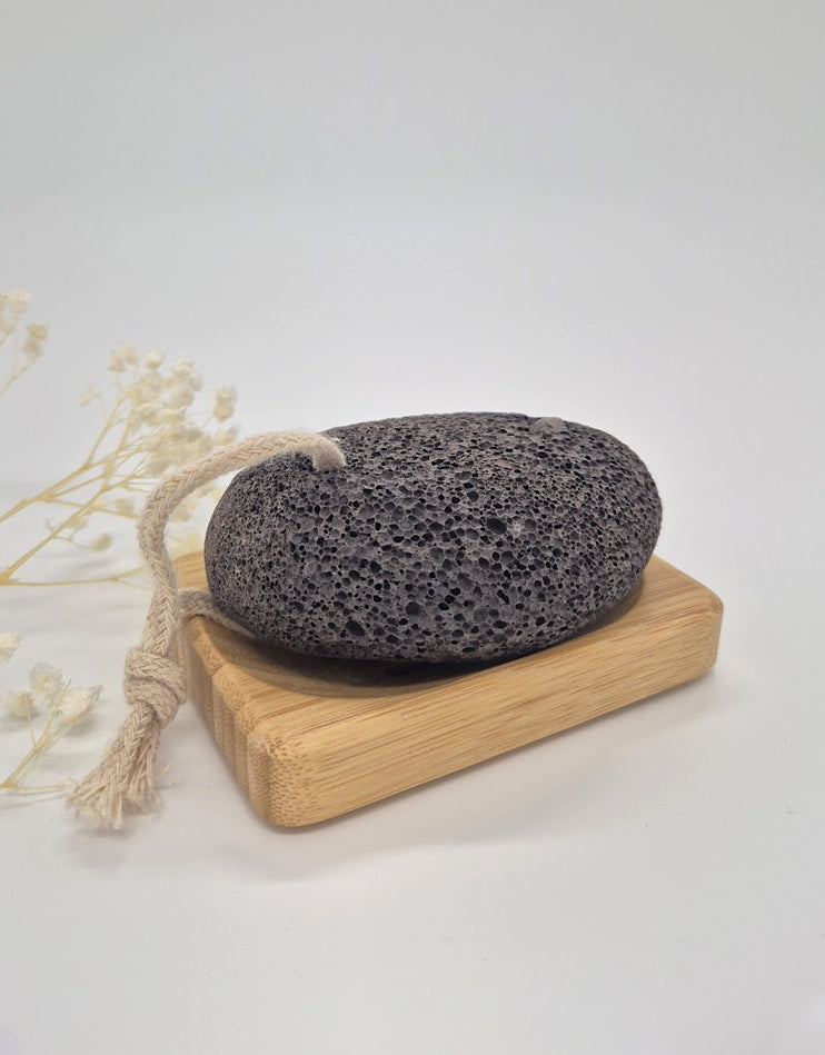 Natural Volcanic Rock Pumice Stone - Black