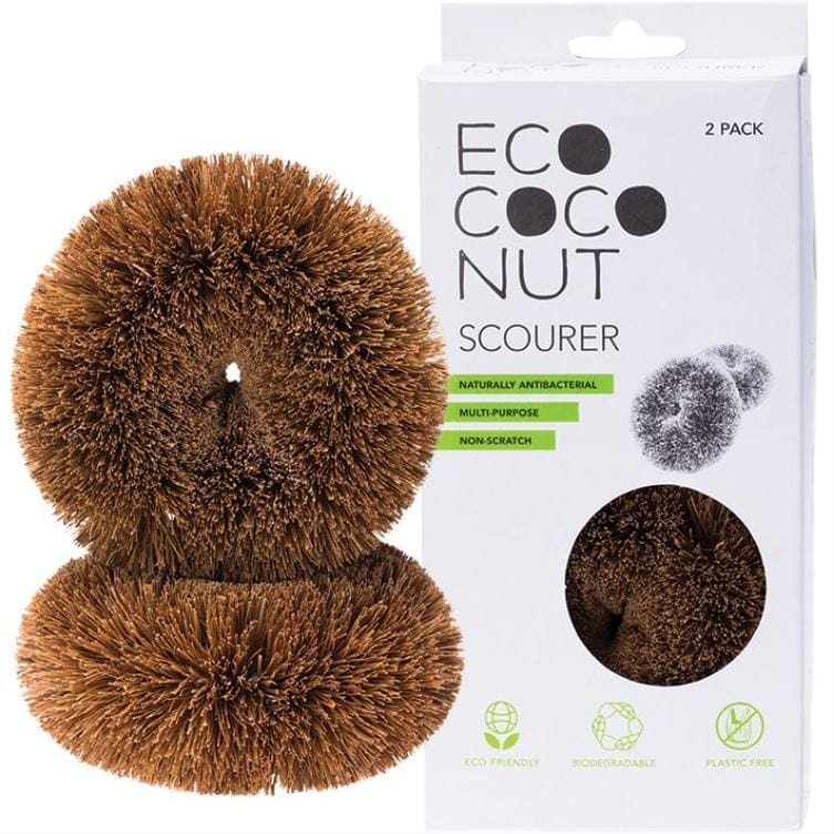 Coconut Husk Scourer - 2 Pack