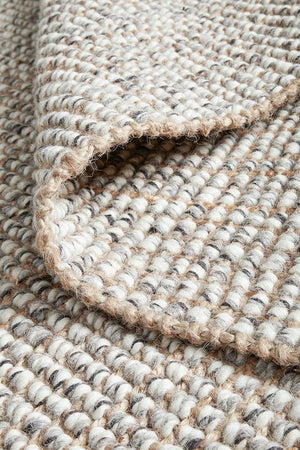 Scandi-Handloomed-Wool-&-Jute-Grey-Runner-Rug