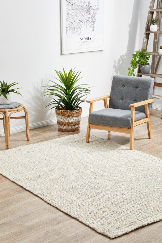 Eco Barker Bleach Natural Jute Rug