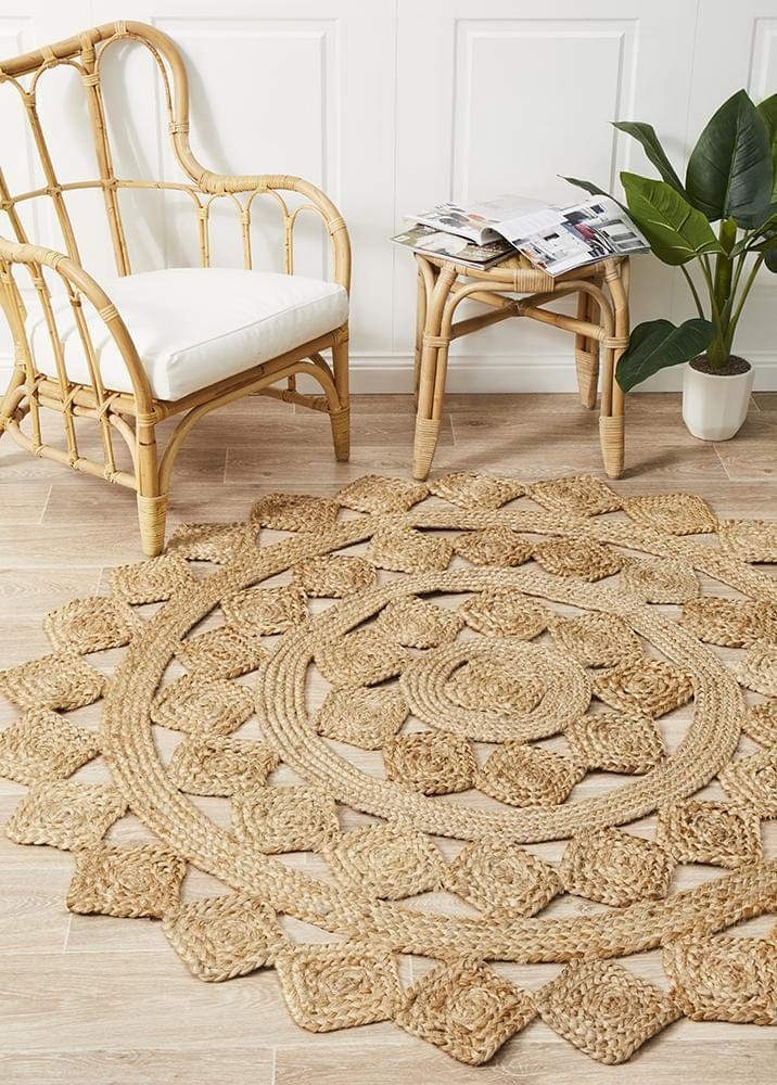 Eco Tessellate Natural Rug