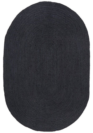 Vivi Black Oval Rug