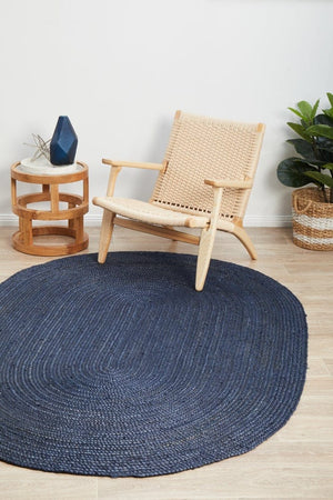 Vivi Navy Oval Rug