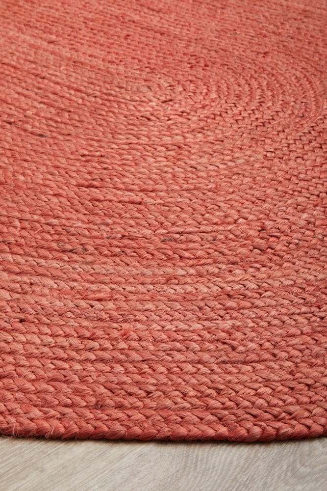 Vivi Terracotta Oval Rug