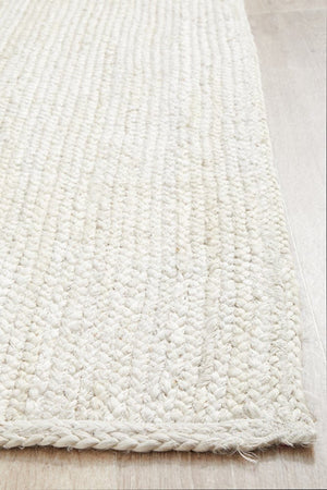 Vivi White Runner Rug