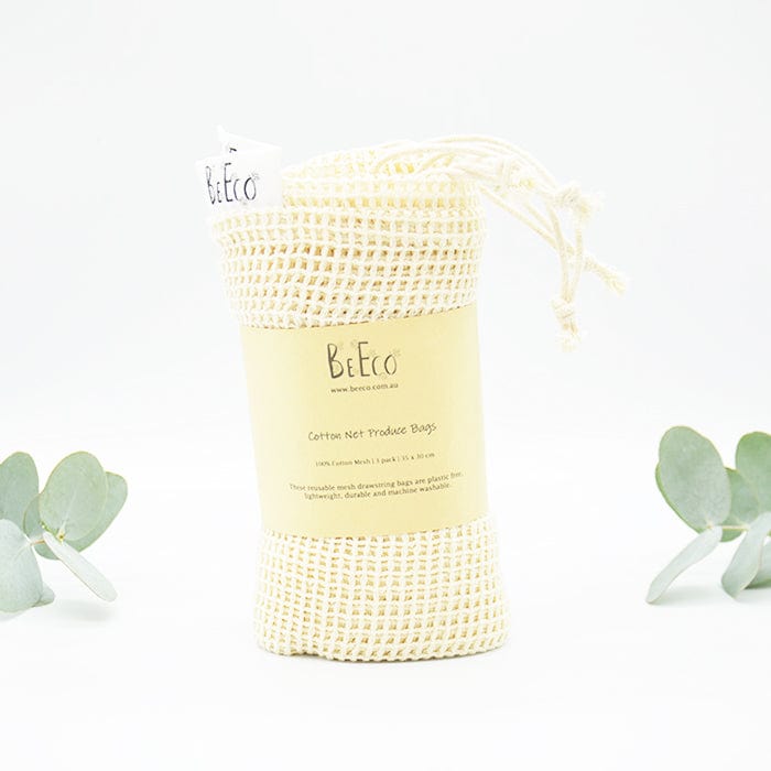 BeEco Organic Cotton Mesh Produce Bags - 3 Pack