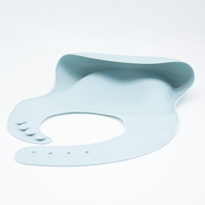 Silicone Baby Bib Waterproof - Vintage Blue