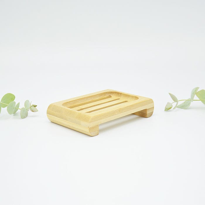 Natural Bamboo Soap Dish - Rectangular