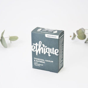 Ethique Vegan Plastic Free Body Wash Bar Charcoal