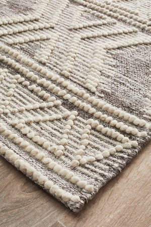 Akasha Woven Tribal Rug Natural