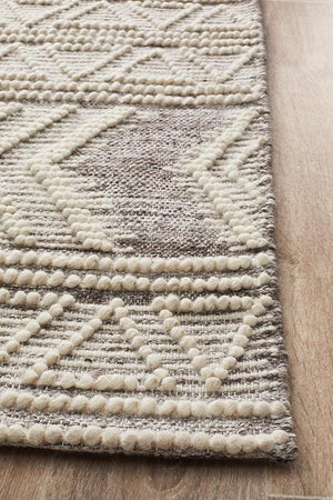 Akasha Woven Tribal Rug Natural