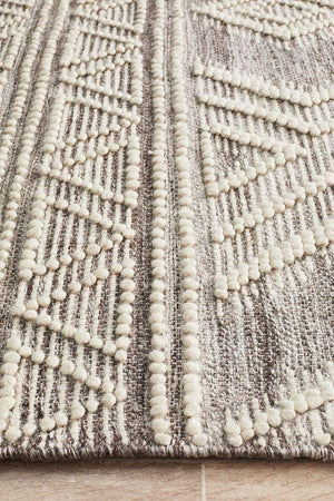 Akasha Woven Tribal Rug Natural