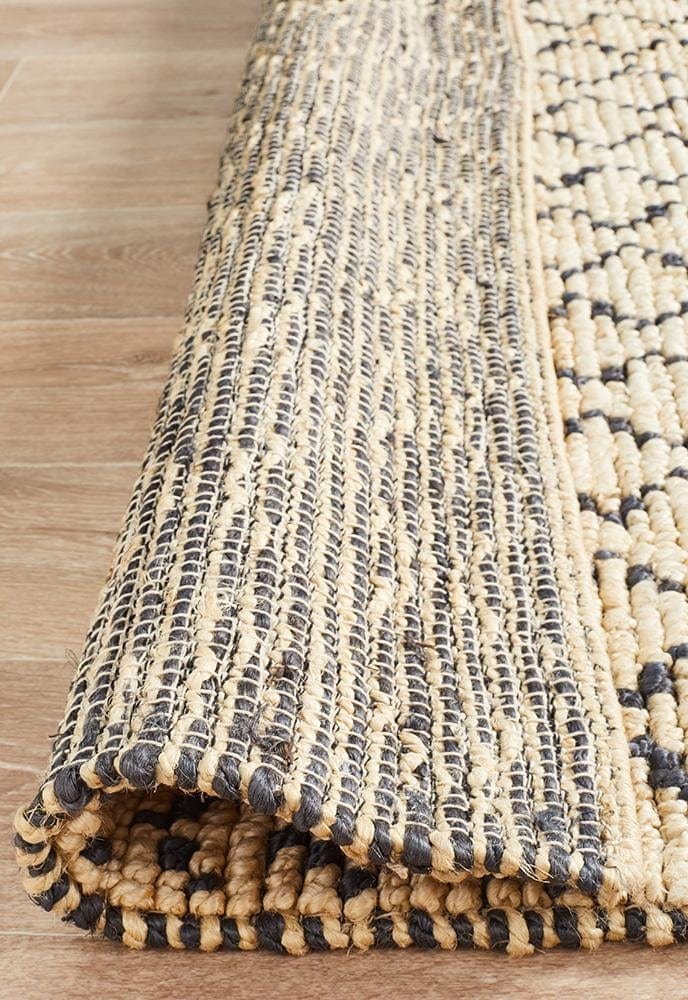 Kenya Elki Hand Woven Tribal Jute Rug