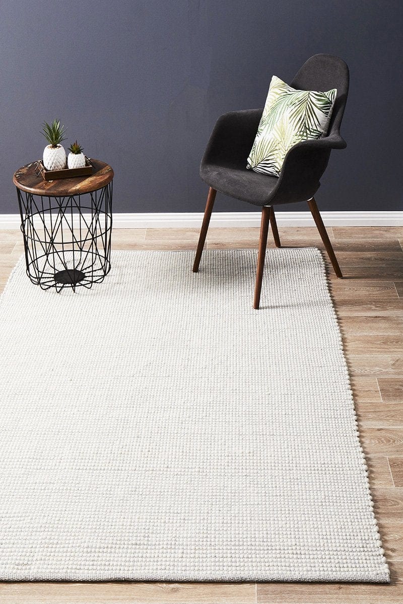 Evoke  Stunning Wool Grey Rug