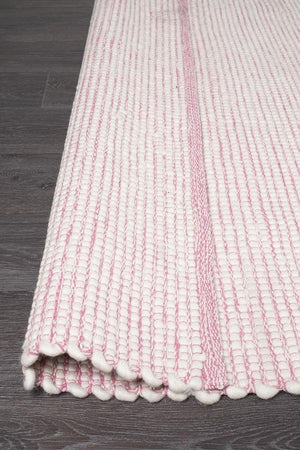 Premium Stunning Soft Wool Pink Rug