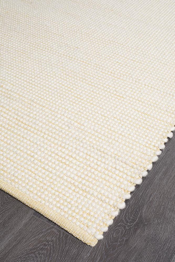 Premium Stunning Soft Wool Yellow Rug