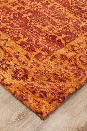 Mayur 88 Paprika Runner Rug