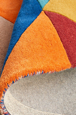 Atic Pure Wool 904 Sunset Round Rug