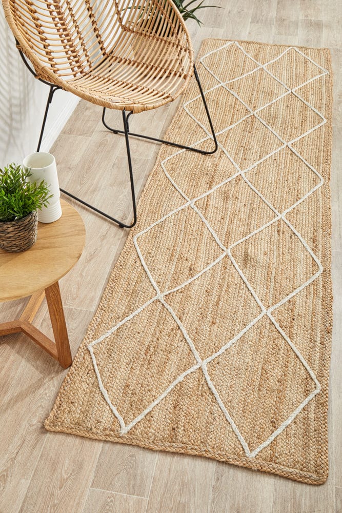 Tulum 222 Natural Runner Rug