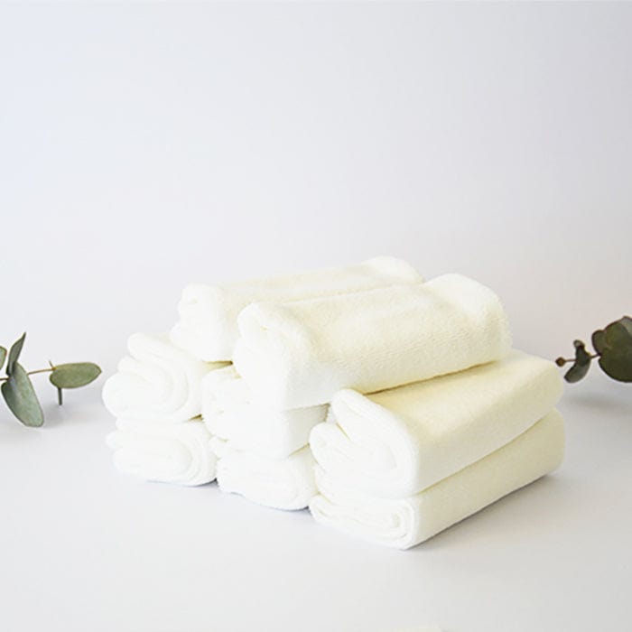 Natural Organic Cotton Washable Reusable Baby Wipes 8 pack