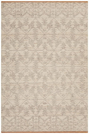 Louis Handwoven Natural Rust Rug