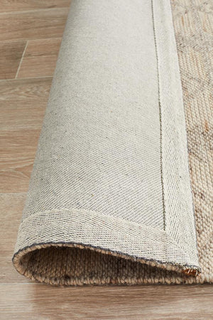 Louis Handwoven Natural Rust Rug