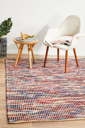 Navia Flat Weave Multi Wool Rug