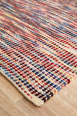 Navia Flat Weave Multi Wool Rug