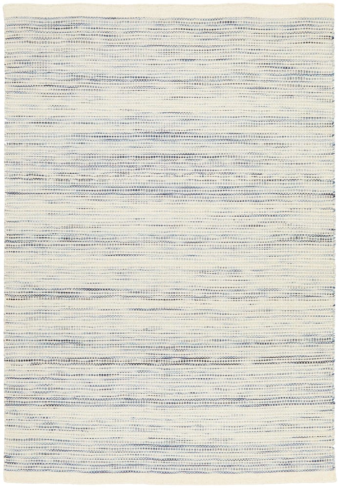 Navia Flat Weave Blue Wool Rug