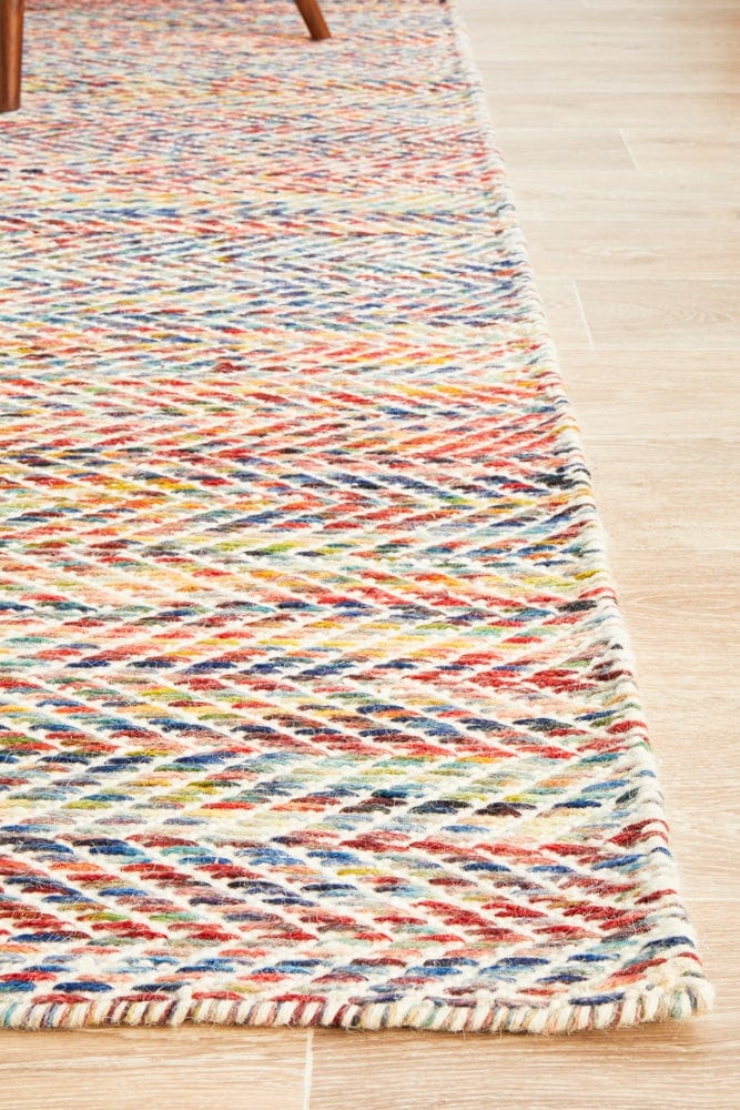 Navia Flat Weave Multi Wool Rug