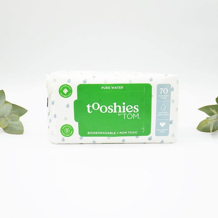 Tooshies by TOM Pure Baby Wipes 99% Pure Water - 70 pack