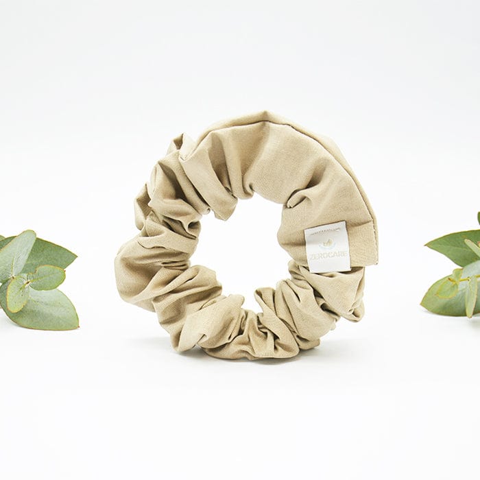 Hand Made Eco Scrunchie - Sand